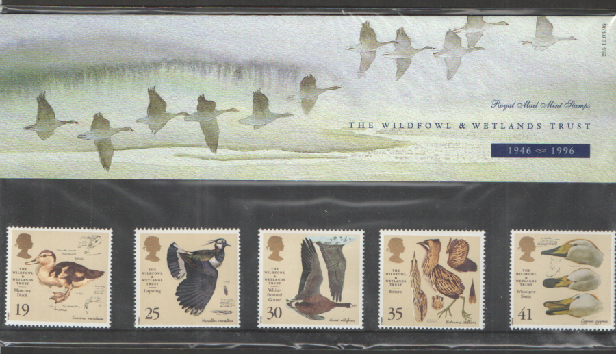 (image for) 1996 Wildfowl & Wetlands Trust Royal Mail Presentation Pack 265 - Click Image to Close